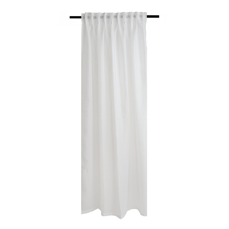 Firana z taśmą SHINY CHIC 140x270 optical white